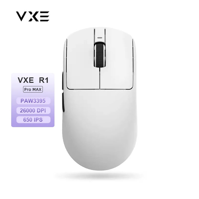 ATK VXE Dragonfly R1 Pro MAX Wireless Gaming Mouse, PAW3395 Wireless Gaming Mouse, Ultra-Lightweight Rechargeable Esports FPS Mouse with 26,000 DPI