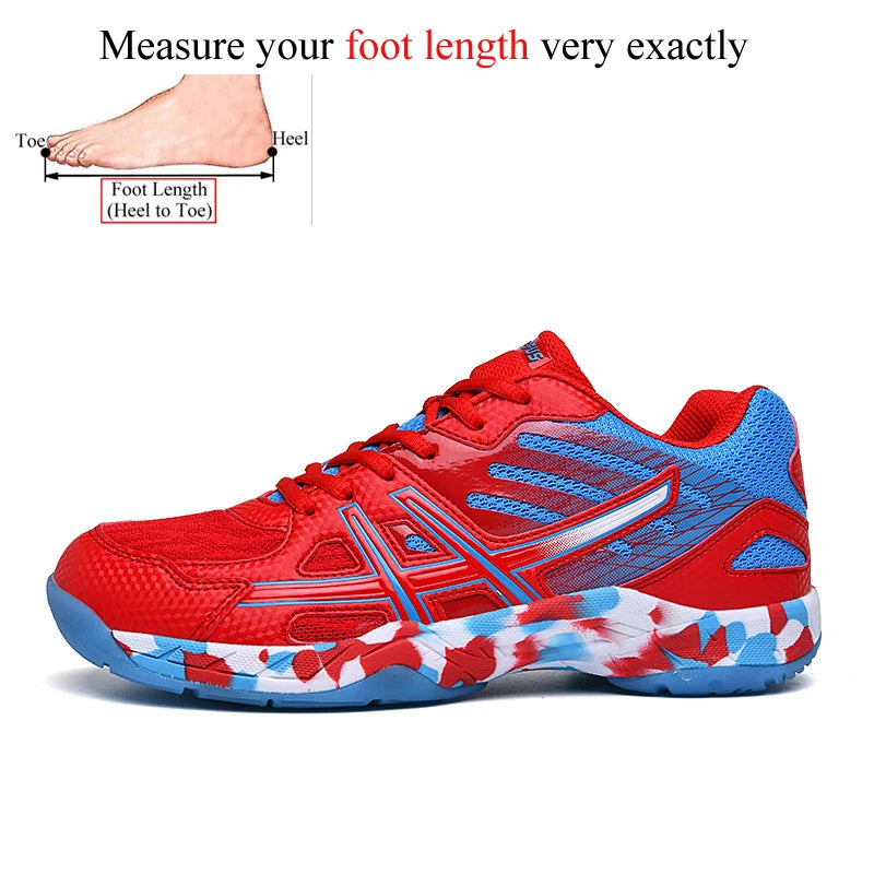 Women Men Kids Badminton Shoes Table Tennis Volleyball Sneakers Training Tennis Sports Handball Athletics Non-Slip