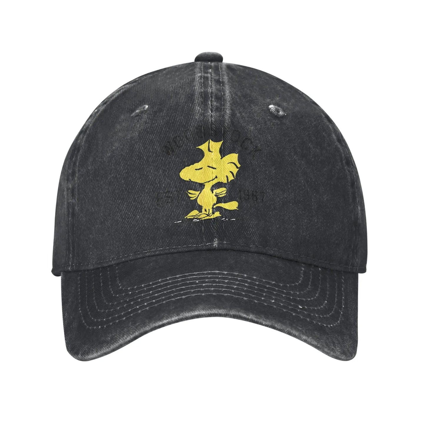 Sleeping Snoopy Baseball Caps Casual Distressed Washed Snapback Cap Unisex Style Outdoor Summer Adjustable Caps Hat