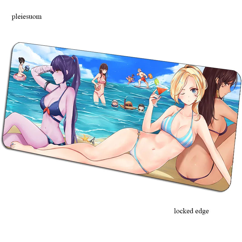 Tappetino mouse gaming Overwatch con stampa HD, 900x400x3mm, tappetino gamer per scrivania computer, mousemat PC economico per notebook