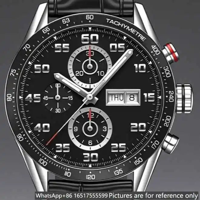 43mm Luxusuhr für Herren aus 904L-Stahl mit Quarzwerk – exquisite Tradition und handwerkliche Exzellenz