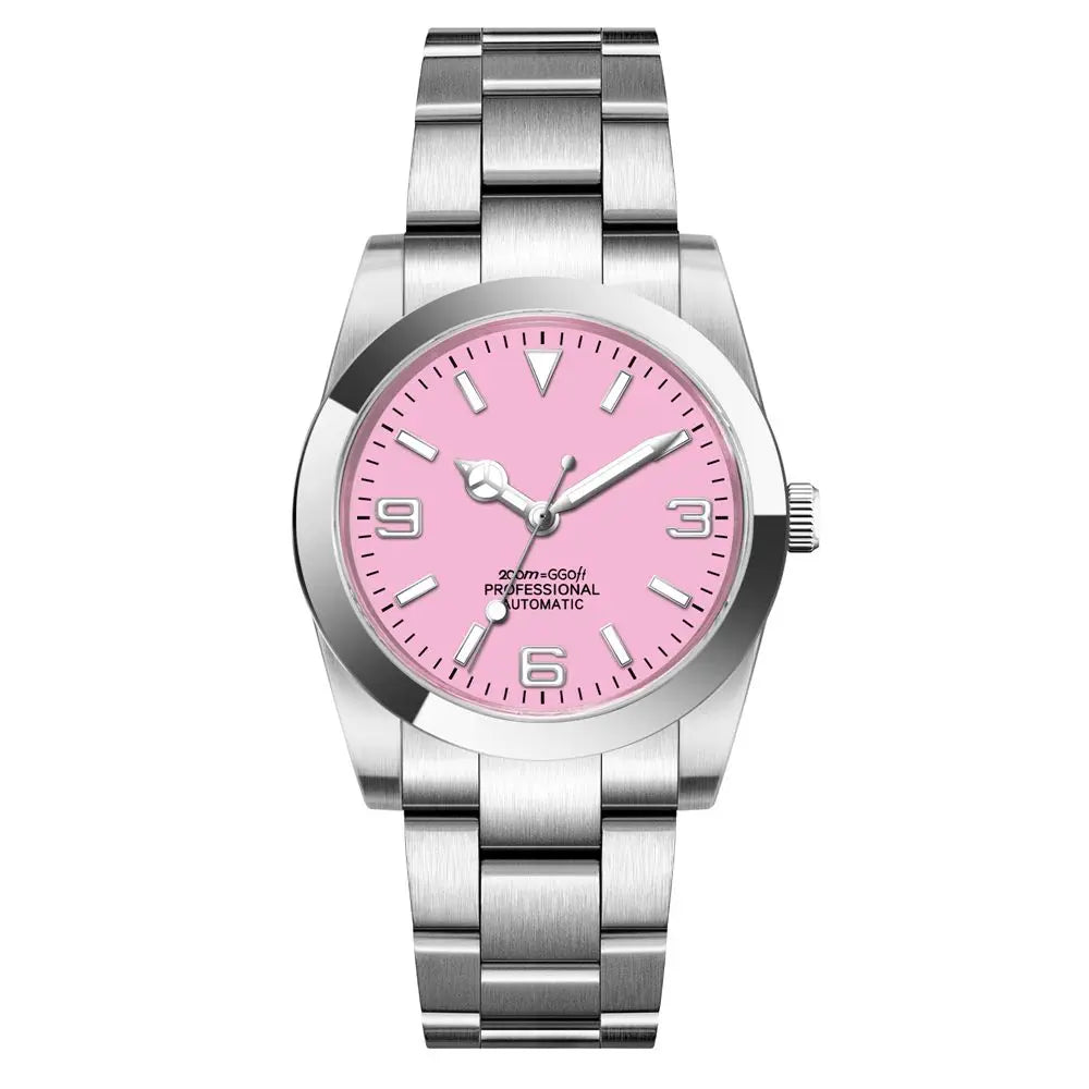 Custom Logo Luxury NH35 Watch for Women Men Watches 36MM/39MM Automatic Mechanical Wristwatches Sapphire Lume 10Bar Dive Reloj