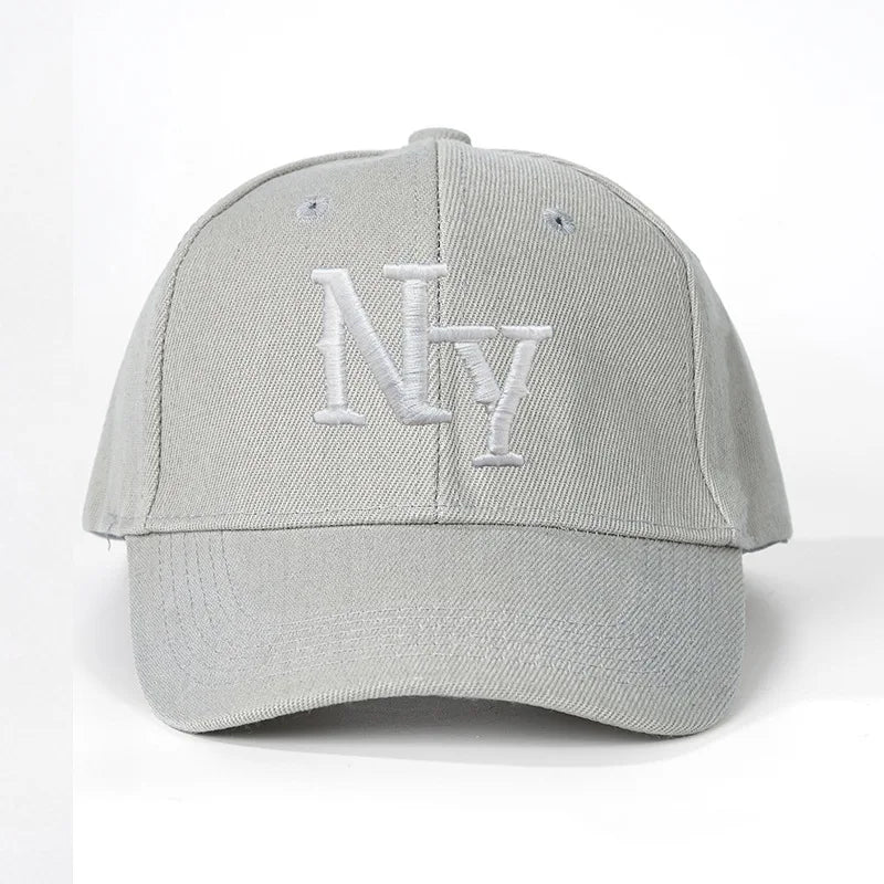 Embroidery NY letters NEW YORK Baseball Cap for Men Soft top Cotton sun hats Women Snapback sunbonnet Adult trucker caps 