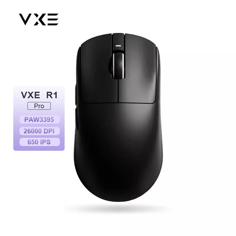 Bezdrátová herní myš ATK VXE Dragonfly R1 Pro MAX PAW3395 R1 SE Plus, přizpůsobitelná esports FPS myš, dobíjecí a lehká