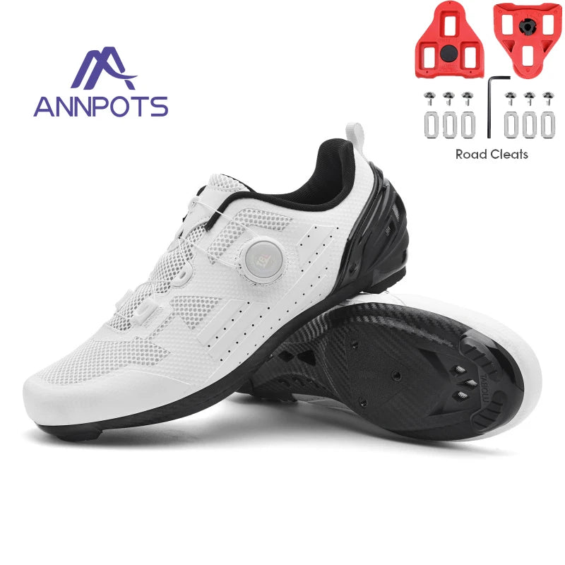 Professional Men Mtb Cycling Shoes White Racing Self-Locking 2024 Speed Road SPD Bicycle Sneakers New Women Flats Cleats Shoes