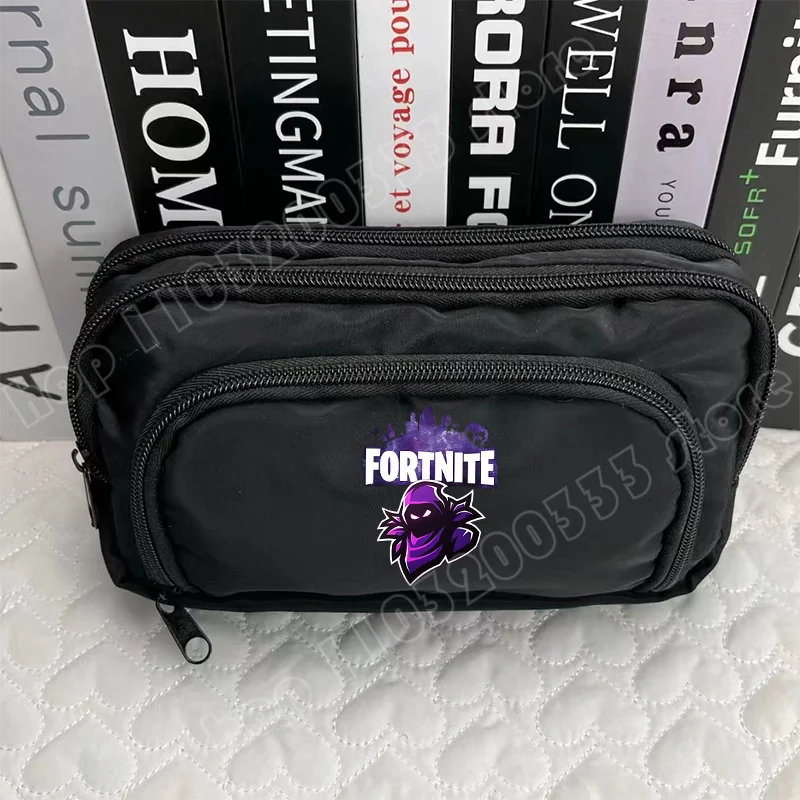 Fortnite Pen Box Creative Game Pattern Pencil Case Harajuku Storage Bag Boy Girl Back to School Supplies Birthday Party Gifts