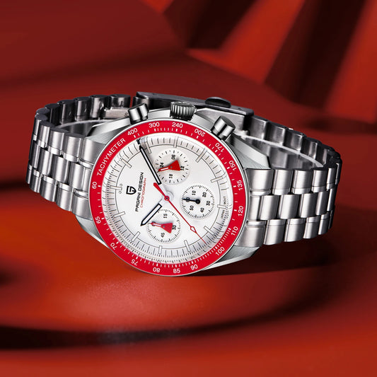 PAGANI DESIGN New men’s watches, luxury quartz watch, speed chronograph, AR sapphire glasses, 100M water-resistant, business watch 2026, EU local shipping