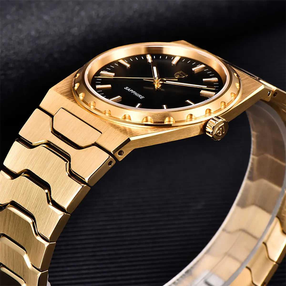 PAGANI DESIGN 2025 new thin 7MM men's quartz watch VJ21 37MM sapphire stainless steel waterproof 10Bar luminous C3 reloj hombre