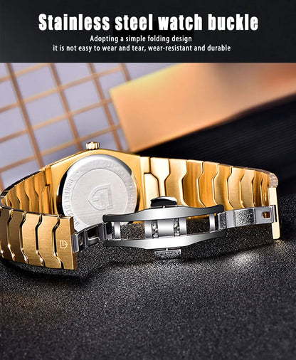 PAGANI DESIGN 2025 new thin 7MM men's quartz watch VJ21 37MM sapphire stainless steel waterproof 10Bar luminous C3 reloj hombre