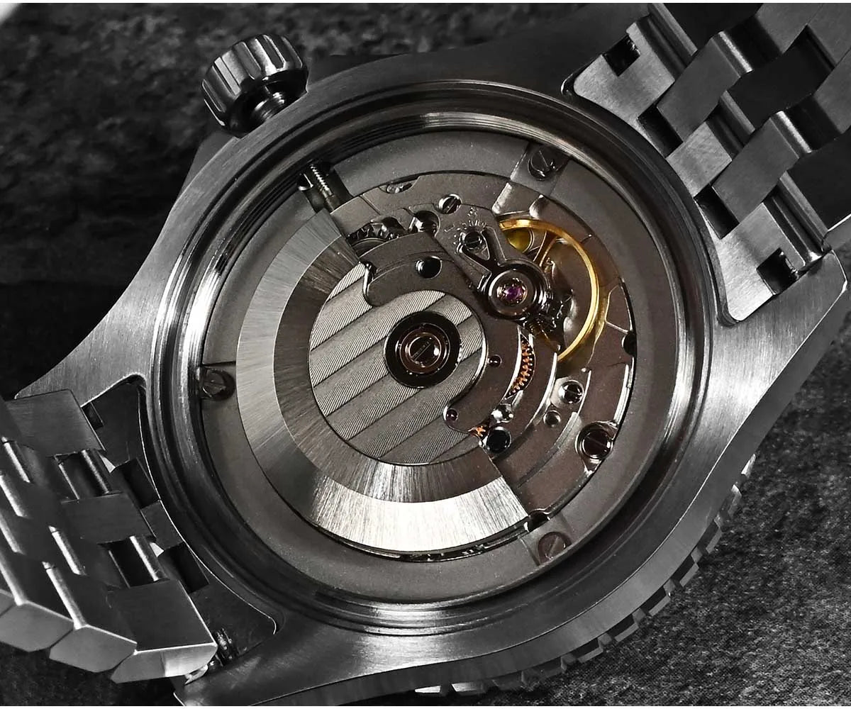 San Martin 1200HV Hardening Coating Men Diver Watch Full Luminous Dial Lumed Blocks ST2130 Automatic Mechanical Toolwatch SN0012