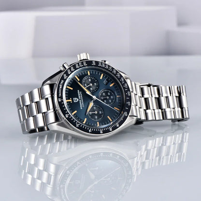 New man Watch PAGANI DESIGN Saturn men's top luxury Quartz Watch for men, sports chronograph, Sapphire Glass AR, glasses ceramic light, waterproof, stainless steel, ideal gift