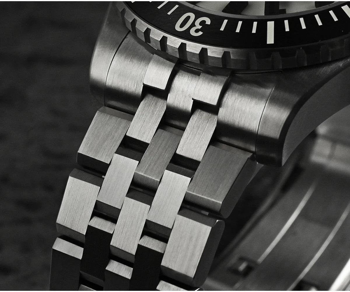San Martin 1200HV Hardening Coating Men Diver Watch Full Luminous Dial Lumed Blocks ST2130 Automatic Mechanical Toolwatch SN0012