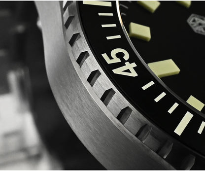San Martin 1200HV Hardening Coating Men Diver Watch Full Luminous Dial Lumed Blocks ST2130 Automatic Mechanical Toolwatch SN0012