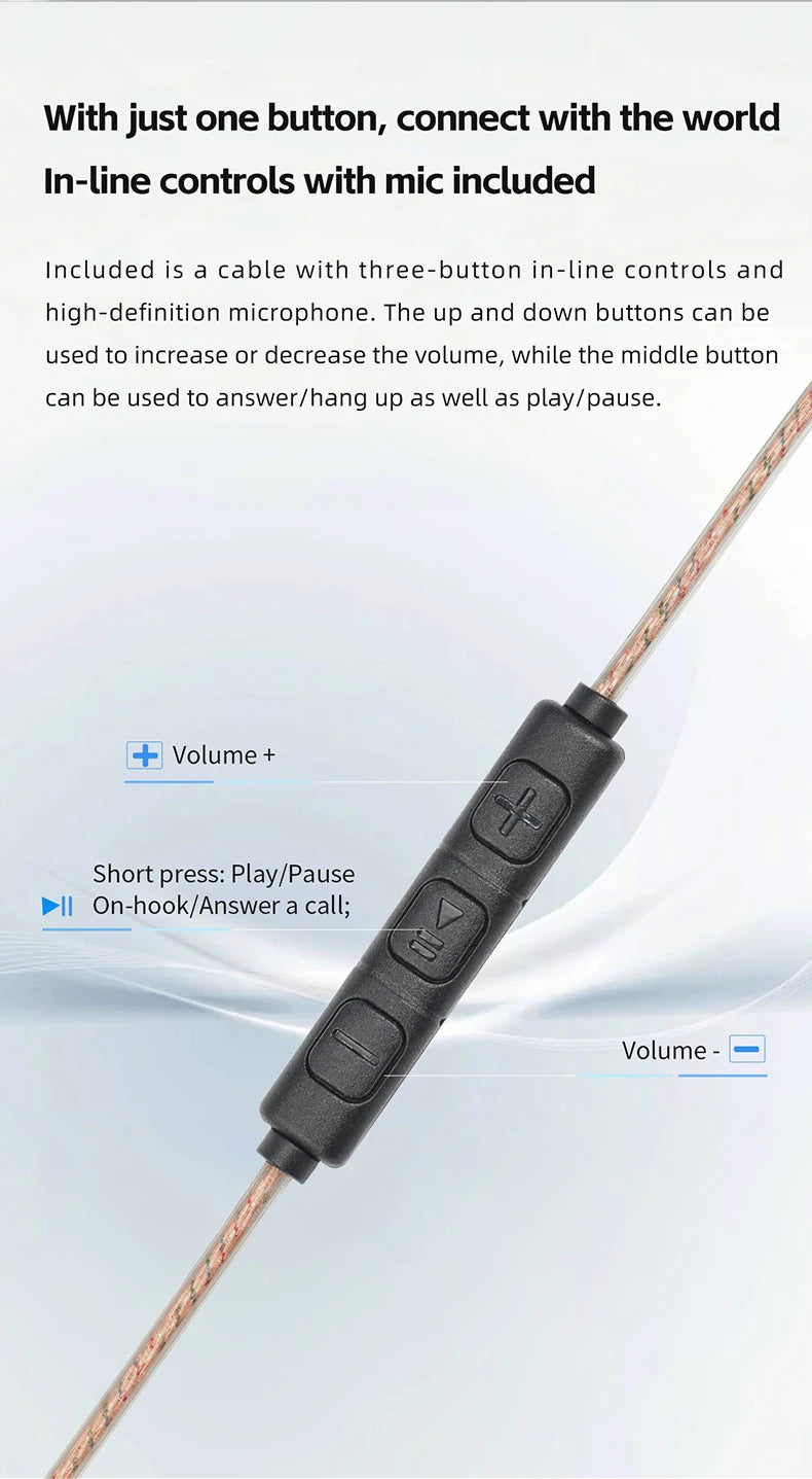 FiiO JD10 3.5mm / Type-C Wired In-Ear Earphone Hi-Res Audio HIFI Bass Stereo Music Earbuds Sport Gaming Headset