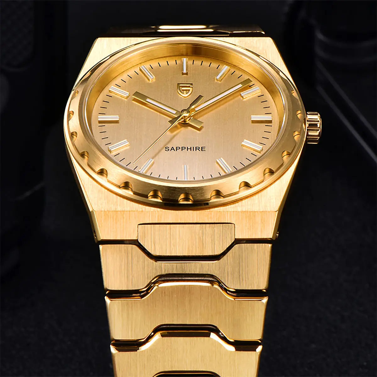 PAGANI DESIGN 2025 new thin 7MM men's quartz watch VJ21 37MM sapphire stainless steel waterproof 10Bar luminous C3 reloj hombre