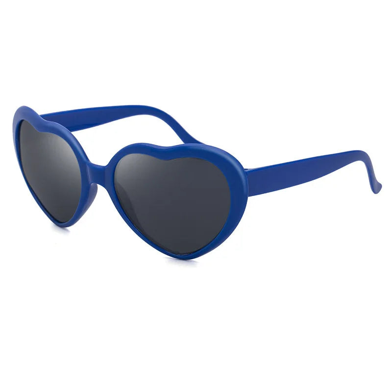 Ochelari cu efecte în formă de inimă – luminile se transformă în formă de inimă noaptea – ochelari cu difracție – ochelari de soare la modă pentru femei