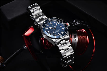 PAGANI DESIGN BB58 Steel Men's Mechanical Wrist Watches Luxury Automatic Watch For Men AR Sapphire Mirror Sport Waterproof Watch