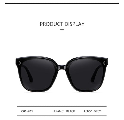 GM Korea Brand Design GENTLE Ochelari de soare pentru femei și bărbați din acetat, de calitate superioară, ochelari de soare populari cu husă originală S6305