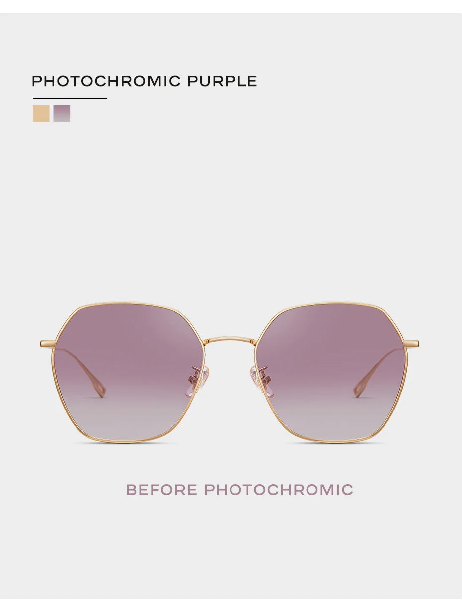 Ochelari de soare pentru femei CAPONI cu gradient polarizat, de marcă, de designer, cu protecție anti-raze UV, ochelari decorativi originali CP21015