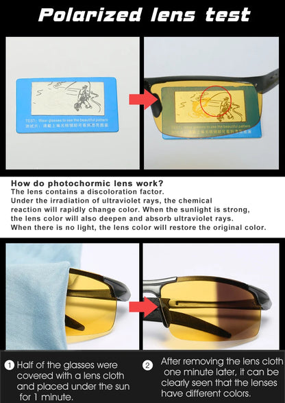 Cele mai bune ochelari antireflex cu vedere de zi și de noapte pentru șofat, ochelari de soare polarizați pentru bărbați, ochelari fotochromici pentru șoferi, ochelari de soare pentru bărbați