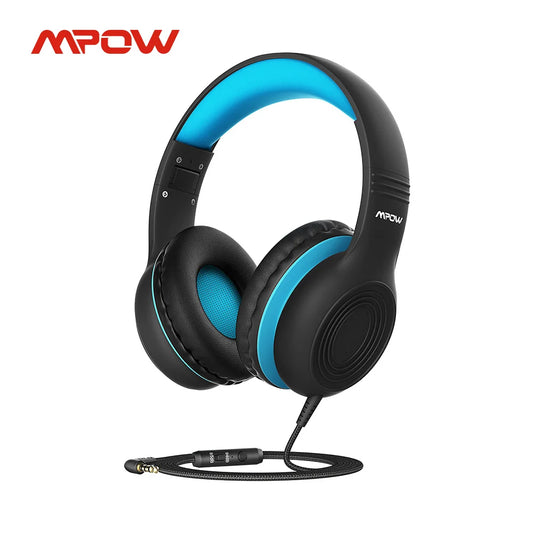 Écouteurs filaires Ow CH6S avec microphone pour enfants, matériau de qualité alimentaire, écouteurs supra-auriculaires pour enfants, IPad Kindle Morning, Max 85dB
