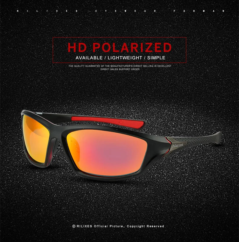 Ochelari de soare polarizați clasici pentru bărbați și femei, design de marcă, pentru șofat, cu ramă pătrată, ochelari de soare pentru bărbați, ochelari de protecție UV400, Gafas De Sol