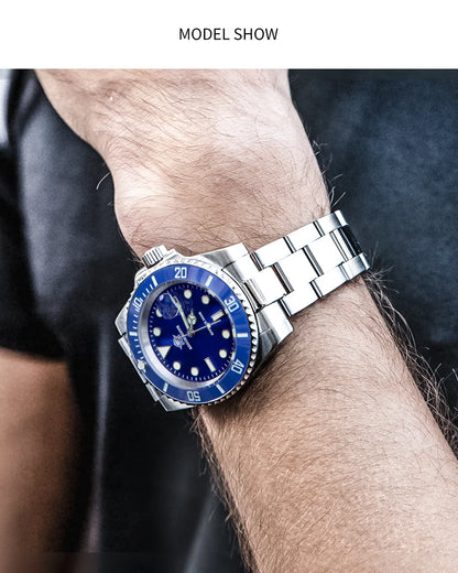 ADDIESDIVE Watch Men's Waffle Strap 200m Waterproof Outdoor Sports Watch C3 Super Luminous Quartz Watch  Relogios Masculino