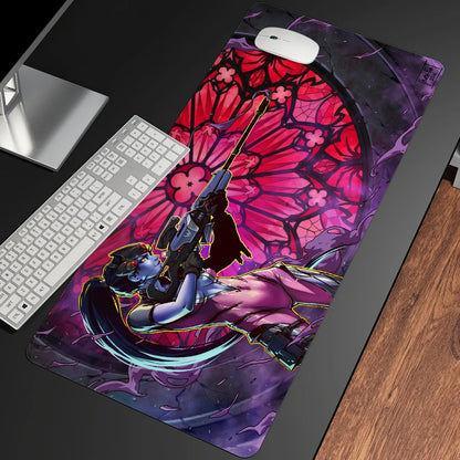 XXL Gaming Anime Mouse Pad Large Mouse Mat Girl Keyboard Computer PC Edge Desk Mat For Overwatch/CS:GO Gamer Mousepad