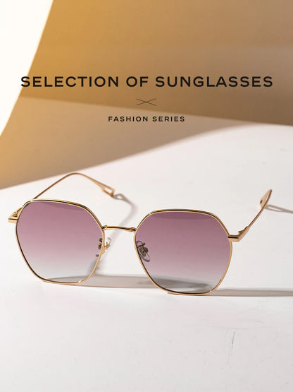 Ochelari de soare pentru femei CAPONI cu gradient polarizat, de marcă, de designer, cu protecție anti-raze UV, ochelari decorativi originali CP21015
