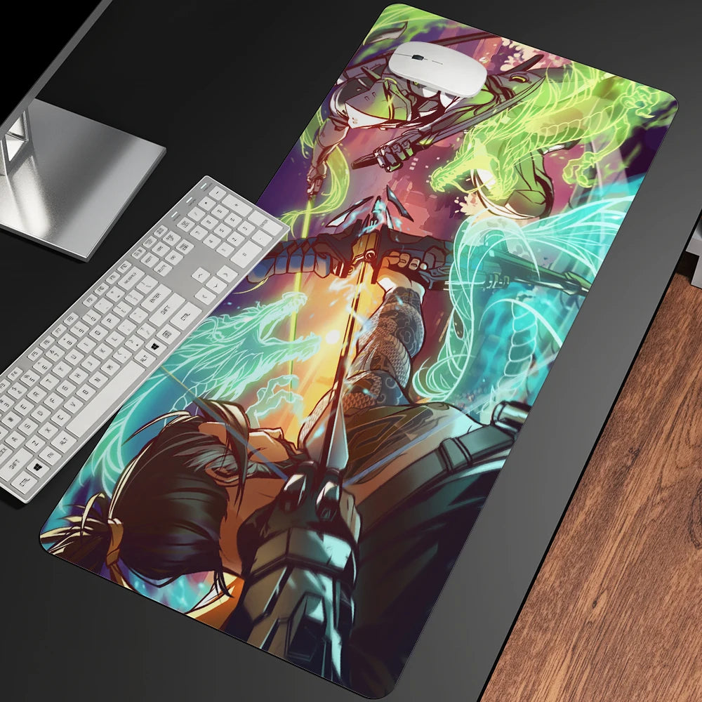 XXL Gaming Anime Mouse Pad Large Mouse Mat Girl Keyboard Computer PC Edge Desk Mat For Overwatch/CS:GO Gamer Mousepad