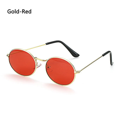 Ochelari de soare ovali pentru femei, ochelari de conducere, ochelari de soare rotunzi, aurii, mici, retro, vintage, sexy, rame de ochelari de soare, accesorii pentru ciclism