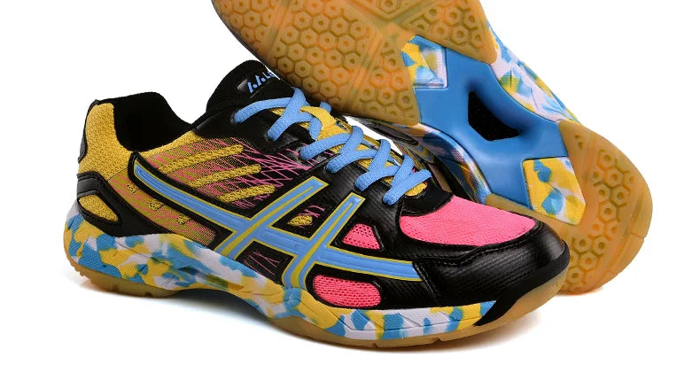 Women Men Kids Badminton Shoes Table Tennis Volleyball Sneakers Training Tennis Sports Handball Athletics Non-Slip