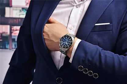 PAGANI DESIGN BB58 Steel Men's Mechanical Wrist Watches Luxury Automatic Watch For Men AR Sapphire Mirror Sport Waterproof Watch
