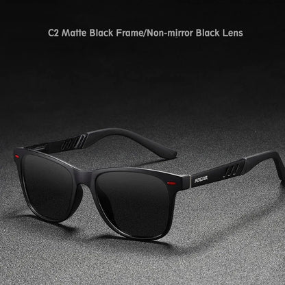 Ochelari de soare fotocromatici și polarizați KDEAM pentru bărbați, cu ramă din aluminiu și magneziu, ochelari pentru bărbați, protecție UV400, ochelari de vedere nocturnă