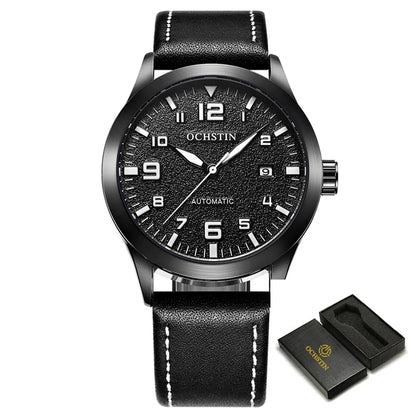 OCHSTIN Men Automatic Mechanical Watch Luxury Casual Dress Military Outdoor Sports Army Mens Wristwatches Waterproof Male Clock