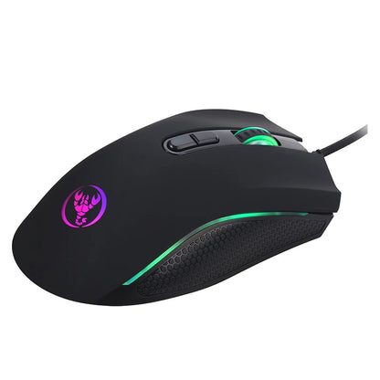 New Wired Gaming Mouse Gamer 7 Button 3200DPI LED Optical USB Computer Mouse Game Mice Mouse for PC Computer Gamer
