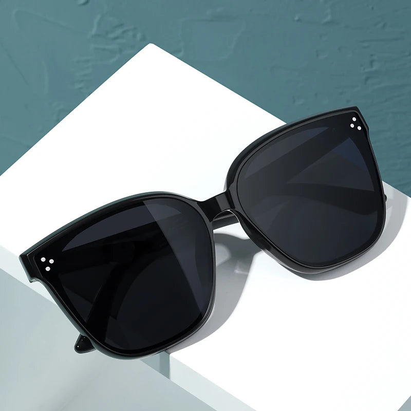GM Korea Brand Design GENTLE Ochelari de soare pentru femei și bărbați din acetat, de calitate superioară, ochelari de soare populari cu husă originală S6305