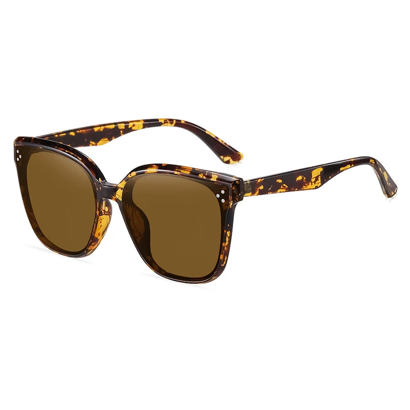 GM Korea Brand Design GENTLE Ochelari de soare pentru femei și bărbați din acetat, de calitate superioară, ochelari de soare populari cu husă originală S6305
