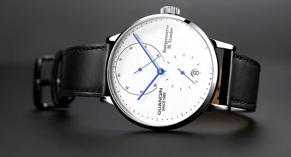 GUANQIN Mechanical Business Watch Men Luxury Brand Luminous Stainless Steel Strap Wrist Mens Automatic Watches Clock relogio BYR