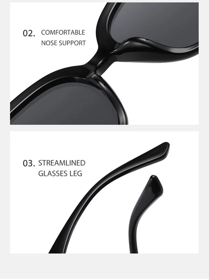 GM Korea Brand Design GENTLE Ochelari de soare pentru femei și bărbați din acetat, de calitate superioară, ochelari de soare populari cu husă originală S6305