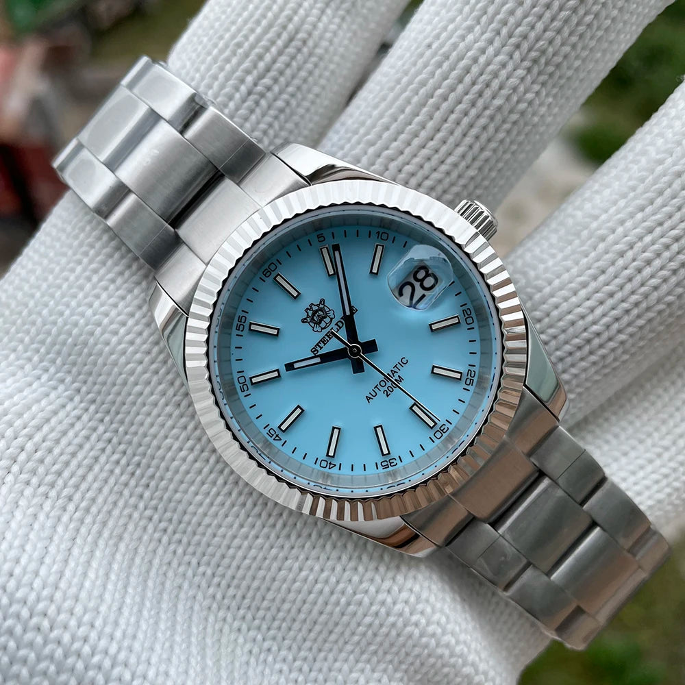 Steeldive SD1933 New Arrival 39MM Stainless Steel Case Sapphire Glass NH35 Automatic Dive Watch with Date