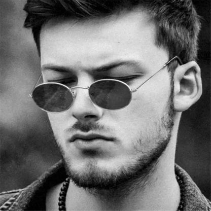 Ochelari de soare ovali pentru femei, ochelari de conducere, ochelari de soare rotunzi, aurii, mici, retro, vintage, sexy, rame de ochelari de soare, accesorii pentru ciclism