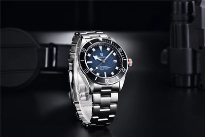 PAGANI DESIGN BB58 Steel Men's Mechanical Wrist Watches Luxury Automatic Watch For Men AR Sapphire Mirror Sport Waterproof Watch