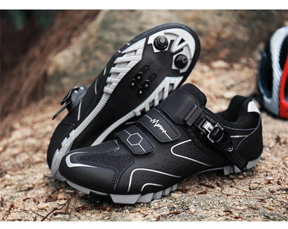 Professional Self-Locking Cycling Shoes Outdoor MTB Pedal Bicycle Shoes Non-Slip Sneakers Racing Road Speed Bike SPD Cleat Shoes