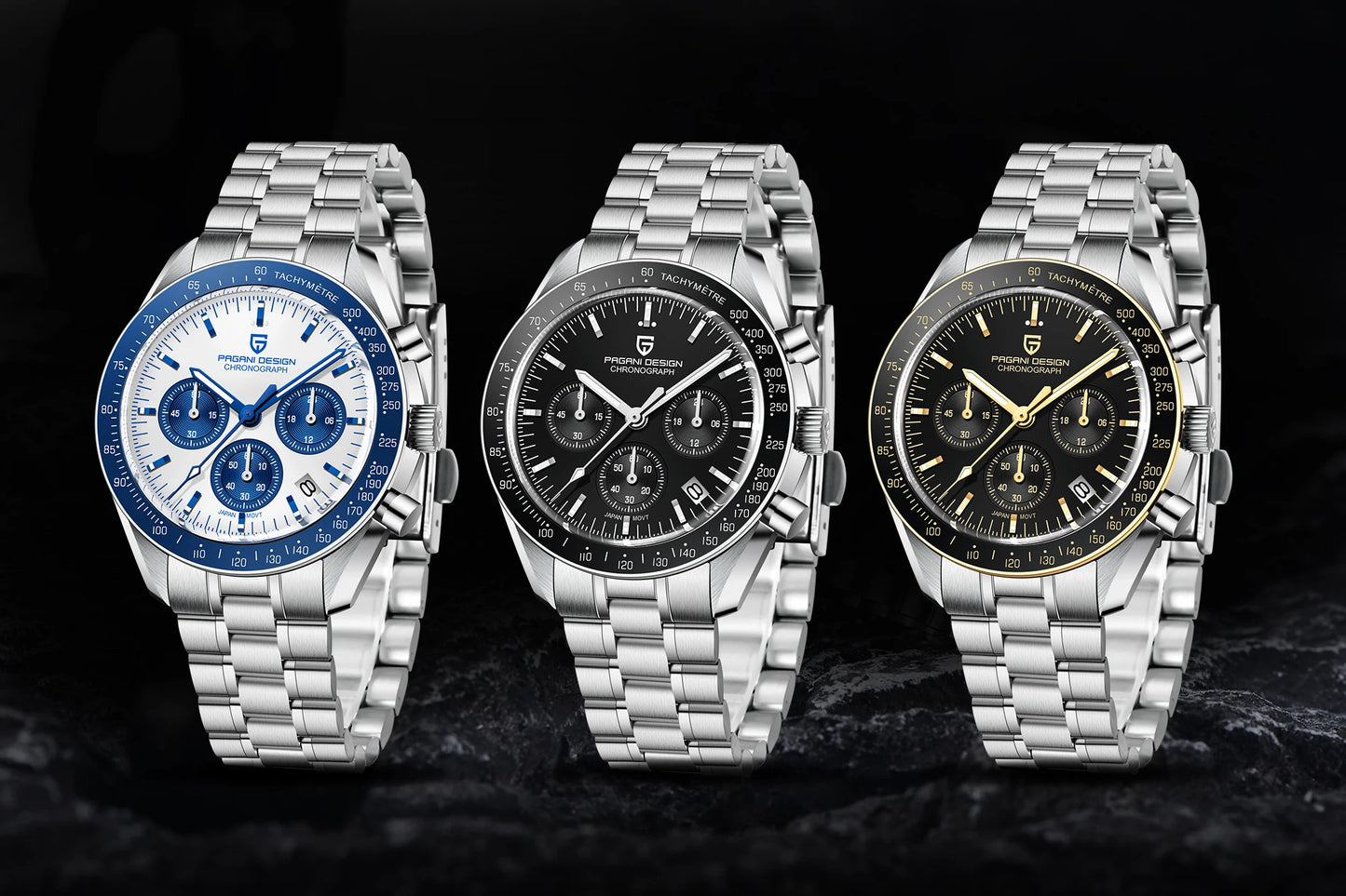 PAGANI DESIGN PD1701 Tribute to CK2998 Moon Watch Retro Quartz Watch For Men AR Sapphire crystal Sport Chronograph Man 2026 New