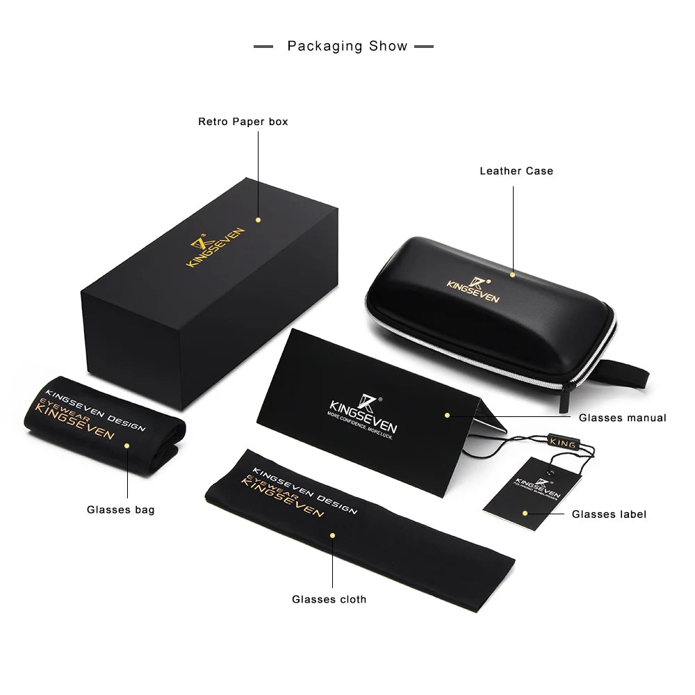 KINGSEVEN Ochelari de soare de lux din lemn de nuc, polarizați, din lemn, de marcă, de designer, fără ramă, cu lentile oglindite, pătrați, pentru femei/bărbați