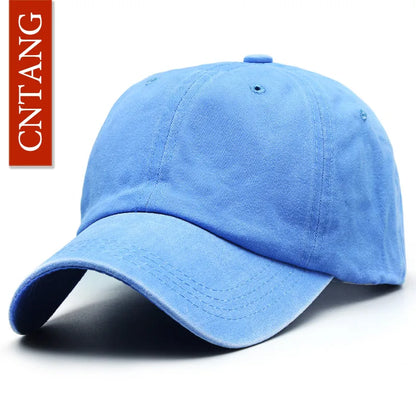 CNTANG Fashion Classic Casual Baseball Cap For Men Spring Summer Blank Caps Women Cotton Solid Snapback Brand Unisex Hats gorras