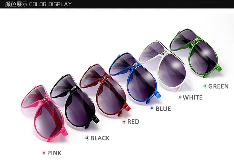 Fashion Glasses For Children Summer Colorful Kids Sunglasses Girls Boys UV400 Sun Glasses Baby Mirror Eyewear