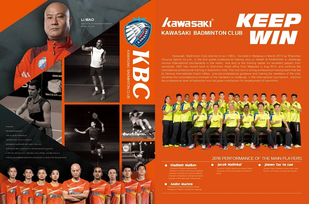 Kawasaki Professional Badminton Shoes Breathable Anti-Slip Sport Shoes for Men and Women Sneakers K-063