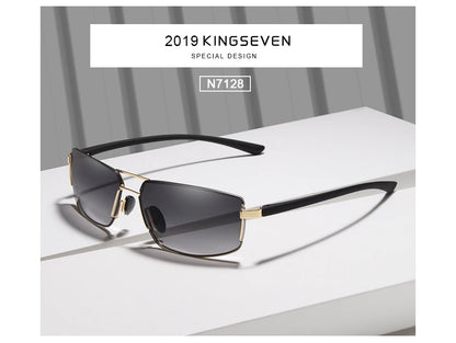 Ochelari de soare de marcă KINGSEVEN pentru bărbați, cu ramă pătrată, pentru șofat, clasici, unisex, ochelari de protecție, ochelari de vedere, Gafas